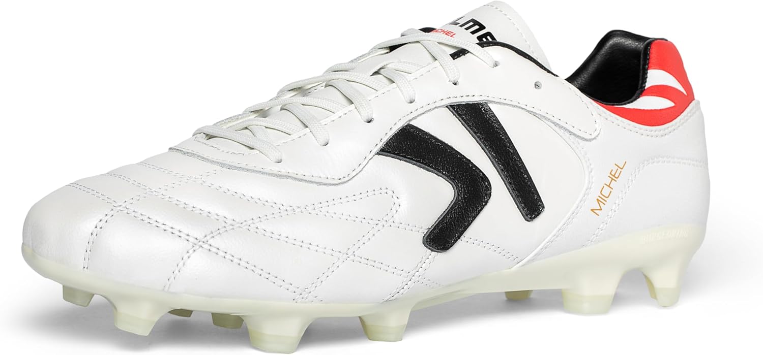 

Футбольные бутсы KELME для мужчин, профессиональная кожа теленка, футбольная обувь для улицы, для твердого и многофункционального покрытия, унисекс, для взрослых, белый