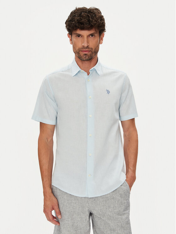 

Рубашка regular fit MUP3254 U.S. Polo Assn., голубой