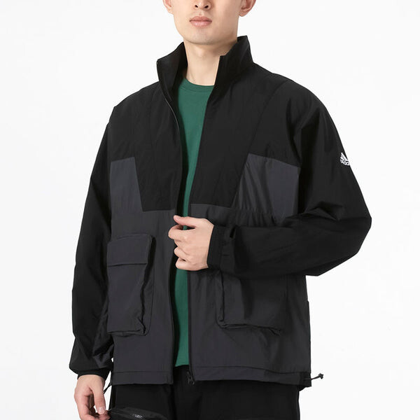 Куртка Men's adidas Colorblock Logo Big Pocket Jacket Autumn Black, мультиколор — фото 3