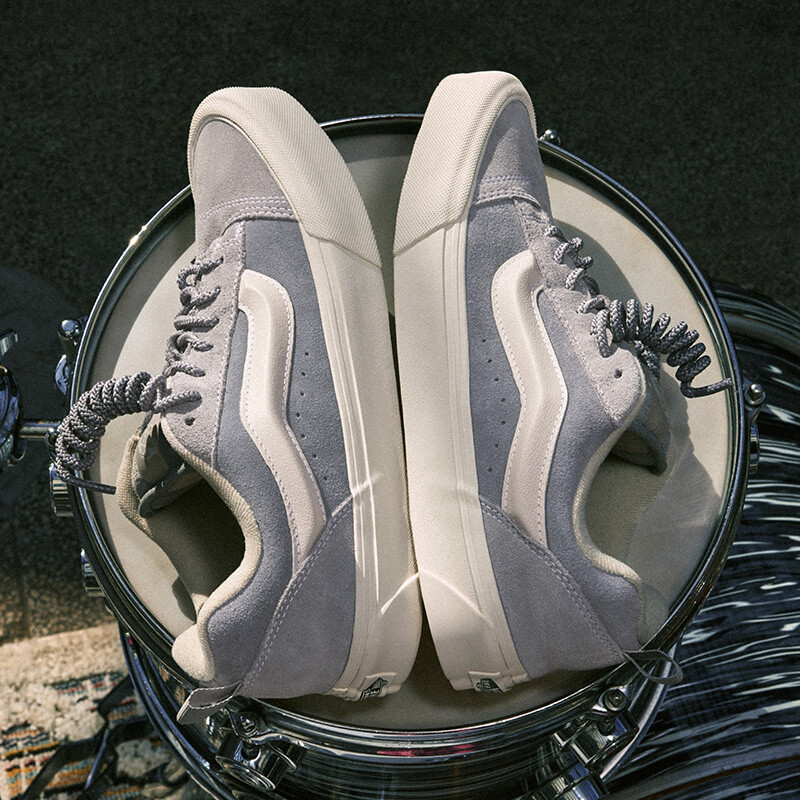 Кроссовки Vans Knu Skool High Street Dragon Fruit, красно-розовый — фото 3