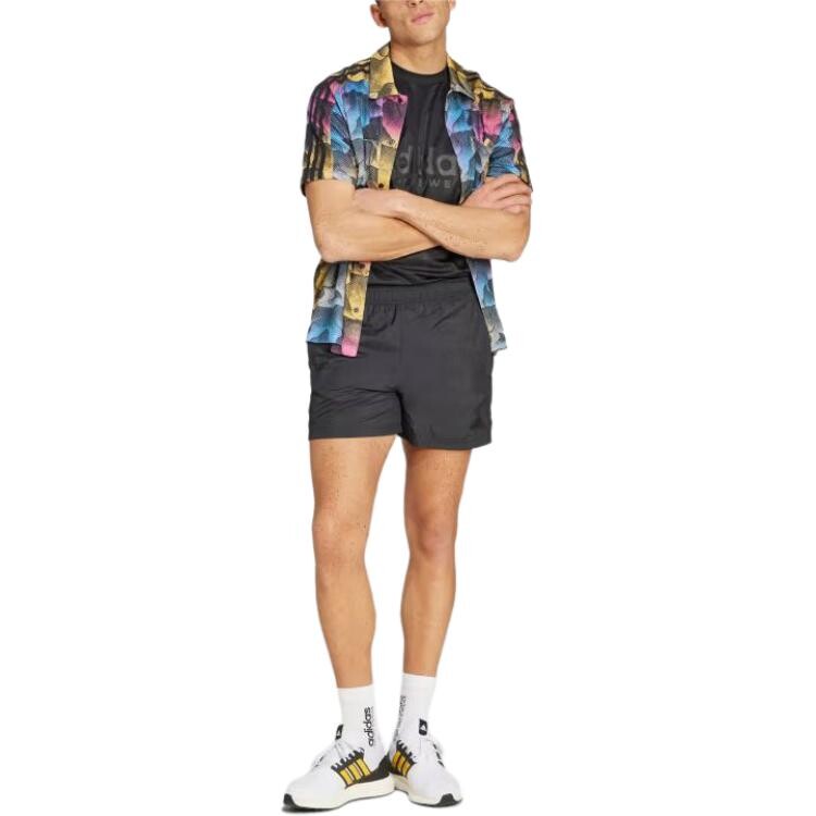 Мужская рубашка с принтом ALLOVER, многоцветная Adidas, цвет Multicolor — фото 2