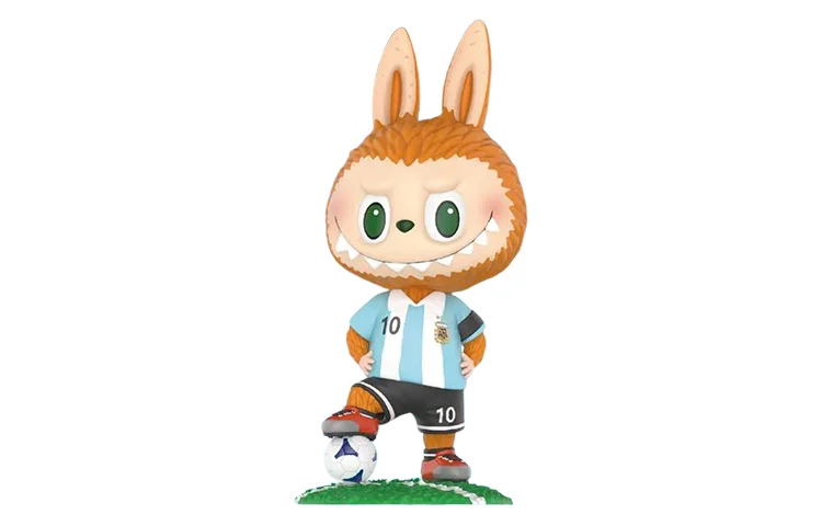 

Фигурка Pop Mart Labubu The Monsters Argentina National Team Official Collection Blind Box, 15 см, Leo Messi|Tee