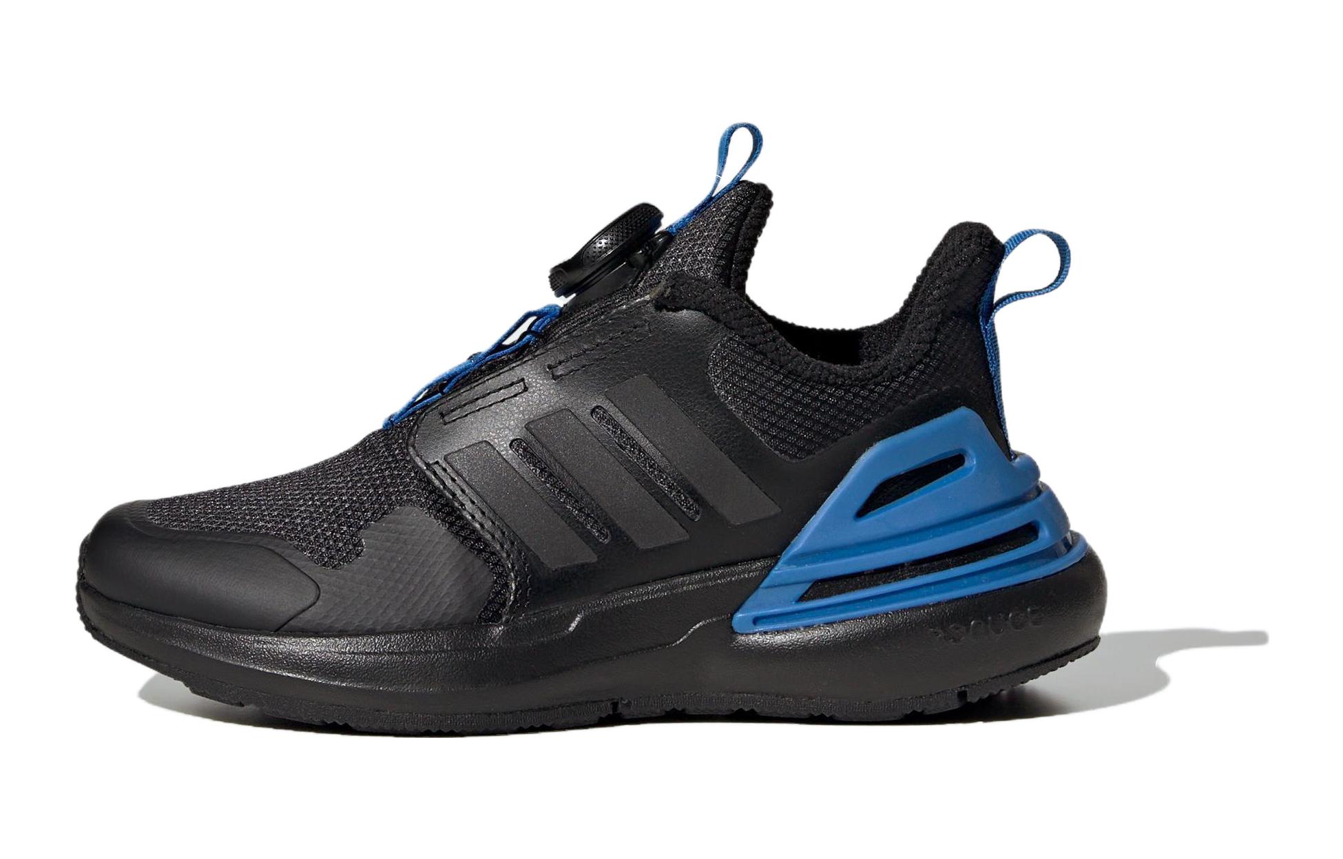 

Adidas Детские кроссовки Rapidasport BOA Anti Slip, износостойкие, средней высоты, цвет: черный, синий