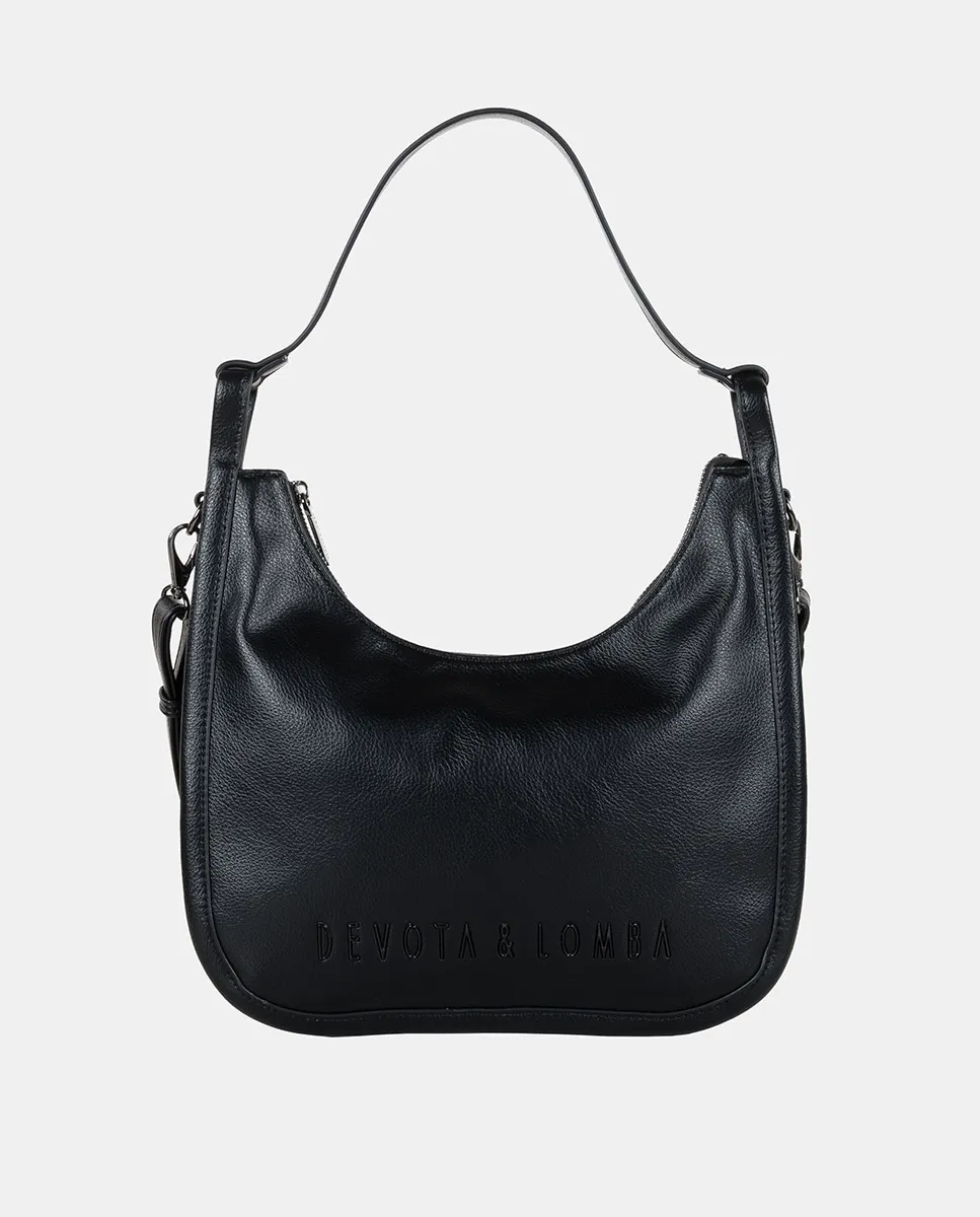 

Большая сумка-тоут с двойной ручкой Devota & Lomba, черный