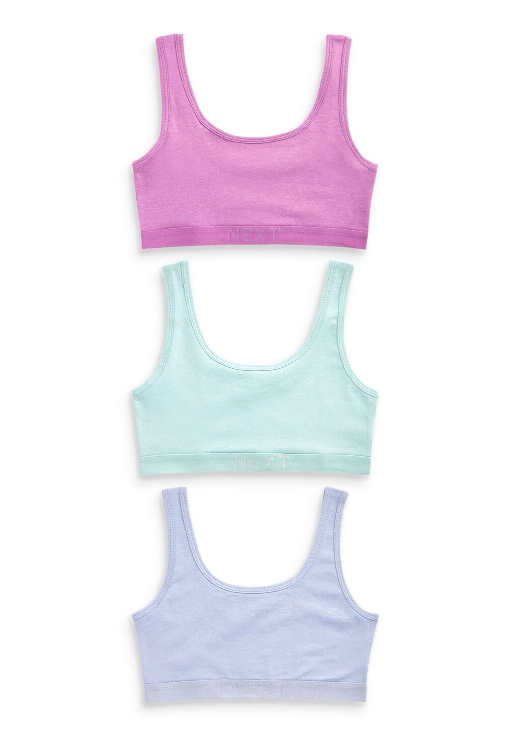 

Топ 3 PACK CROP Next, цвет pink purple