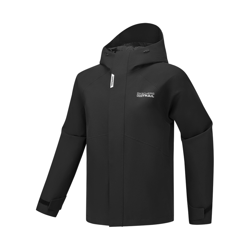 

Ветровка женская ветронепроницаемая, водонепроницаемая и дышащая утепленная Skechers, черный