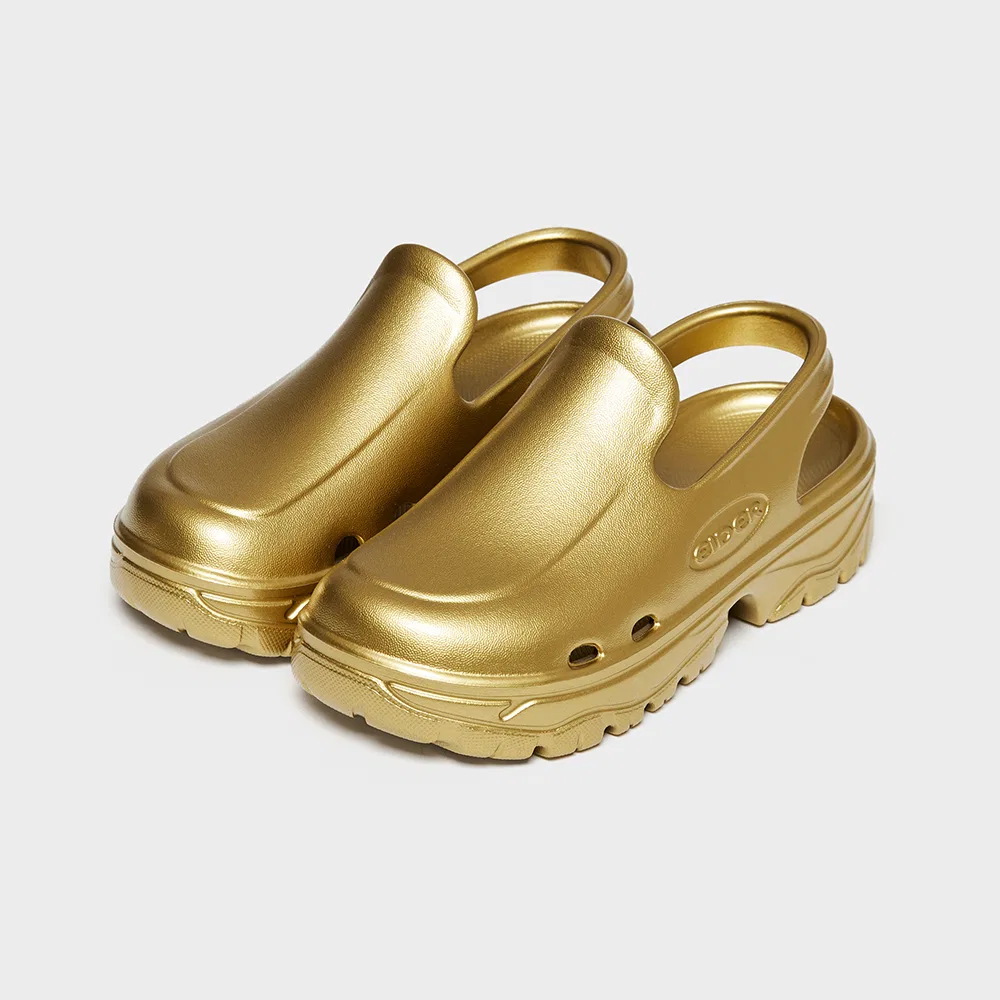 Мужские сабо Objet золотого цвета от Eider