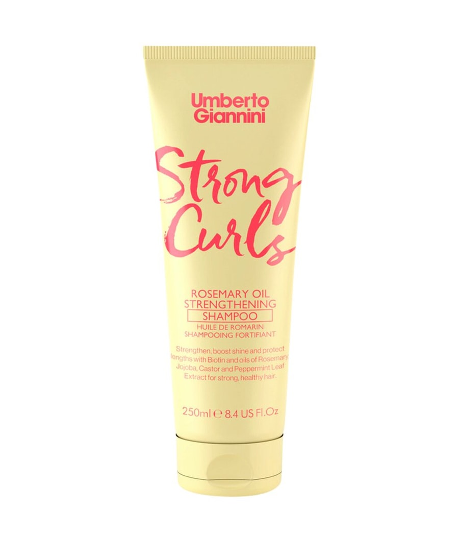 

Шампунь для волос Umberto Giannini Strong Curls Rosemary Oil Shampoo, 250 ml