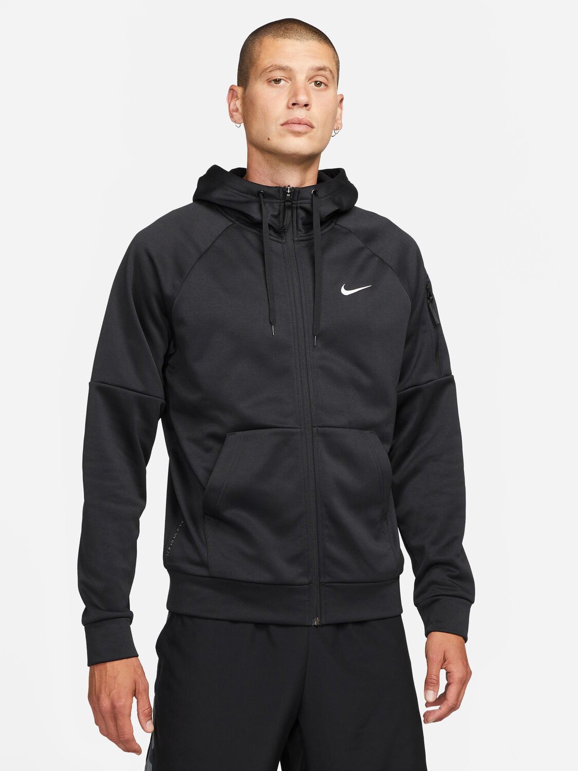 

Толстовка Nike M NK TF HD FZ, черный