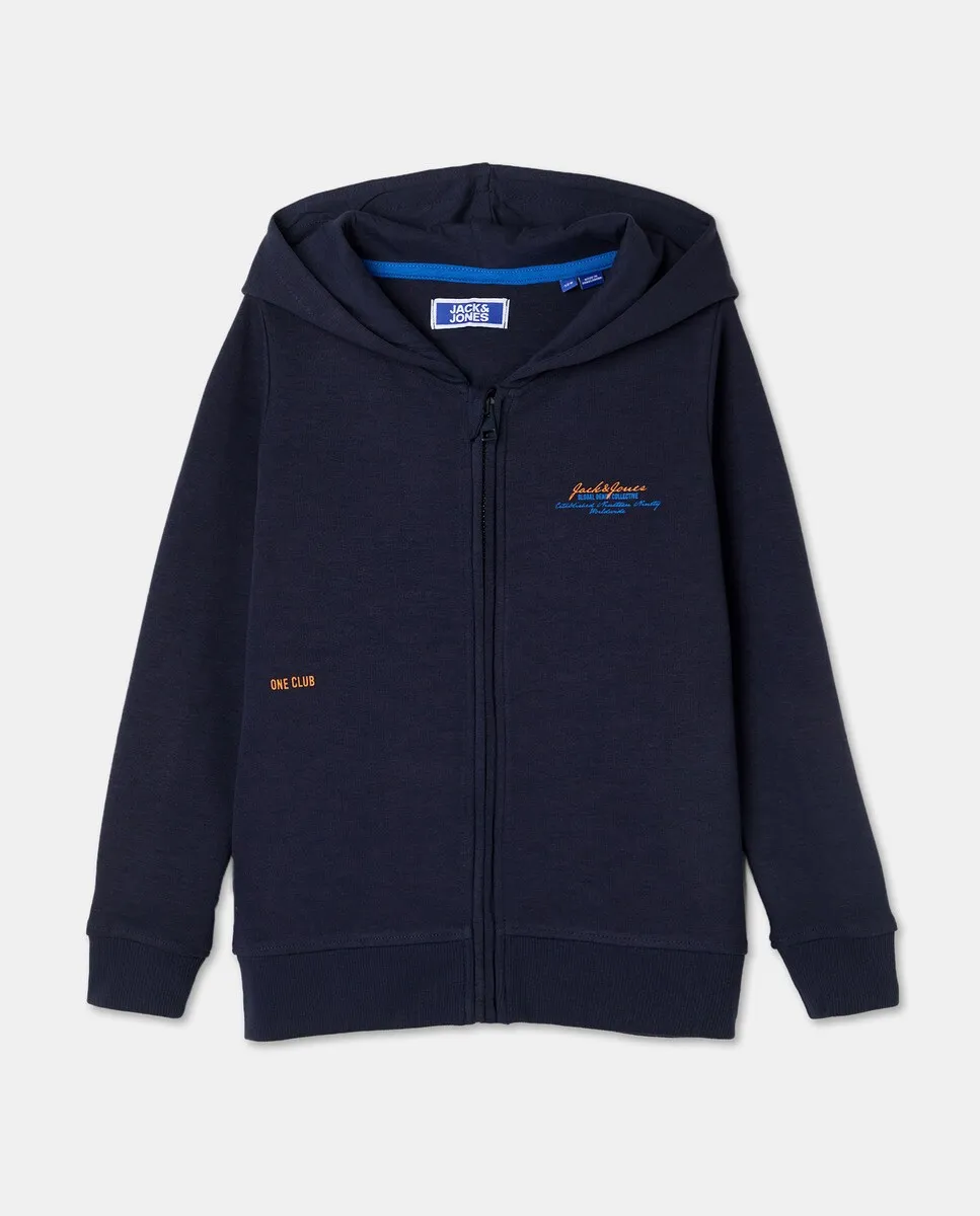 

Толстовка для мальчика на молнии Jack & Jones, темно-синий