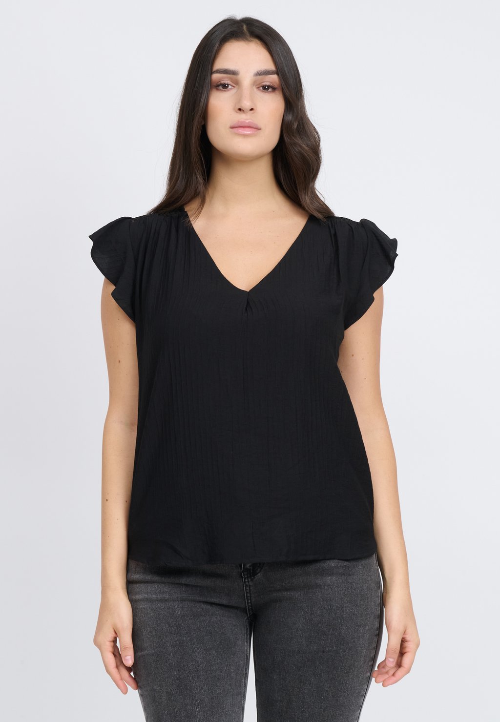 

Блуза TRIMMED SHOULDER Maison Form'elle, черный