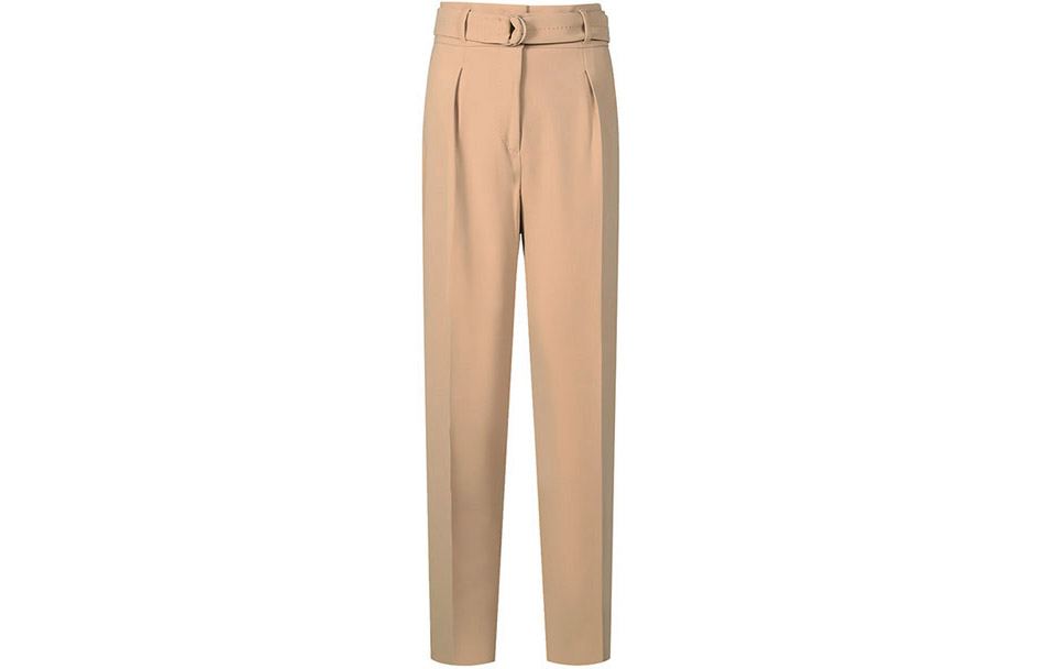 

Повседневные брюки женские телесного цвета MaxMara Studio, Nude