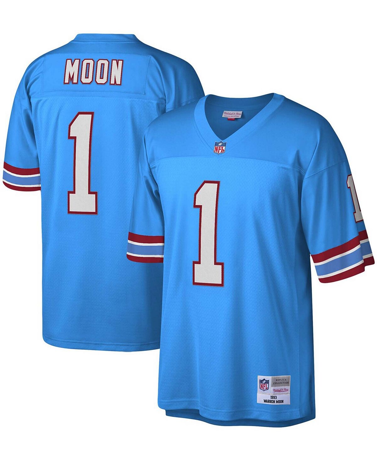 

Мужская футболка Хьюстон Ойлерз Legacy Replica - Уоррен Мун Mitchell & Ness