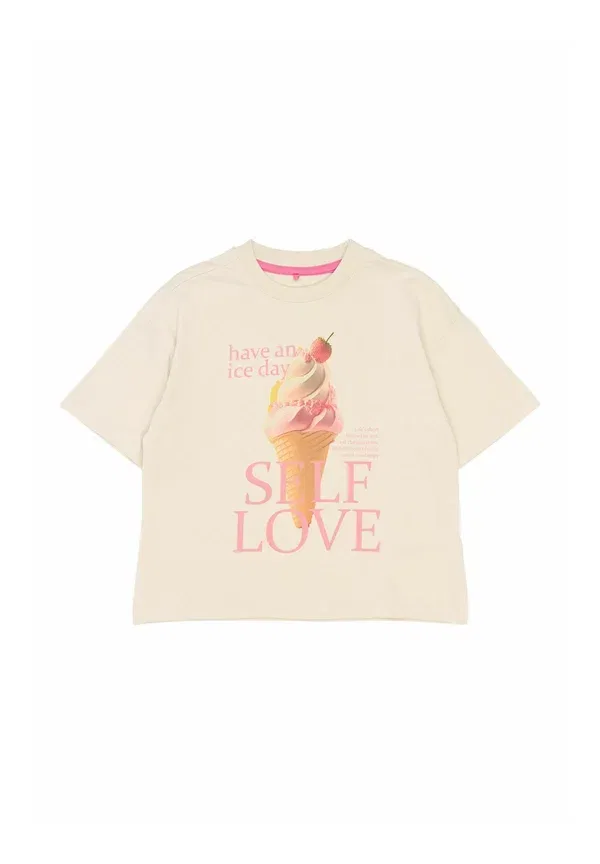 Футболка Suzan os print t-shirt The New, гардения — фото 3