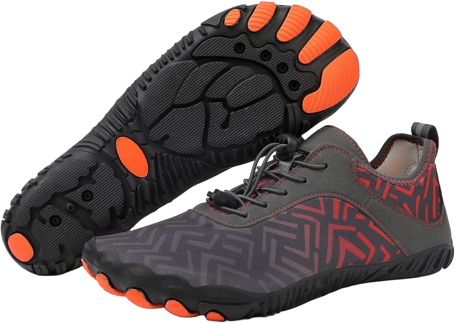 

Мужские кроссовки для ходьбы Hike Barefoot Shoes Pro Footwear, удобные мужские кроссовки для ходьбы с широким носком, водонепроницаемые кроссовки для бега по пересеченной местности, здоровые и нескользящие кроссовки для ходьбы Generic, красный