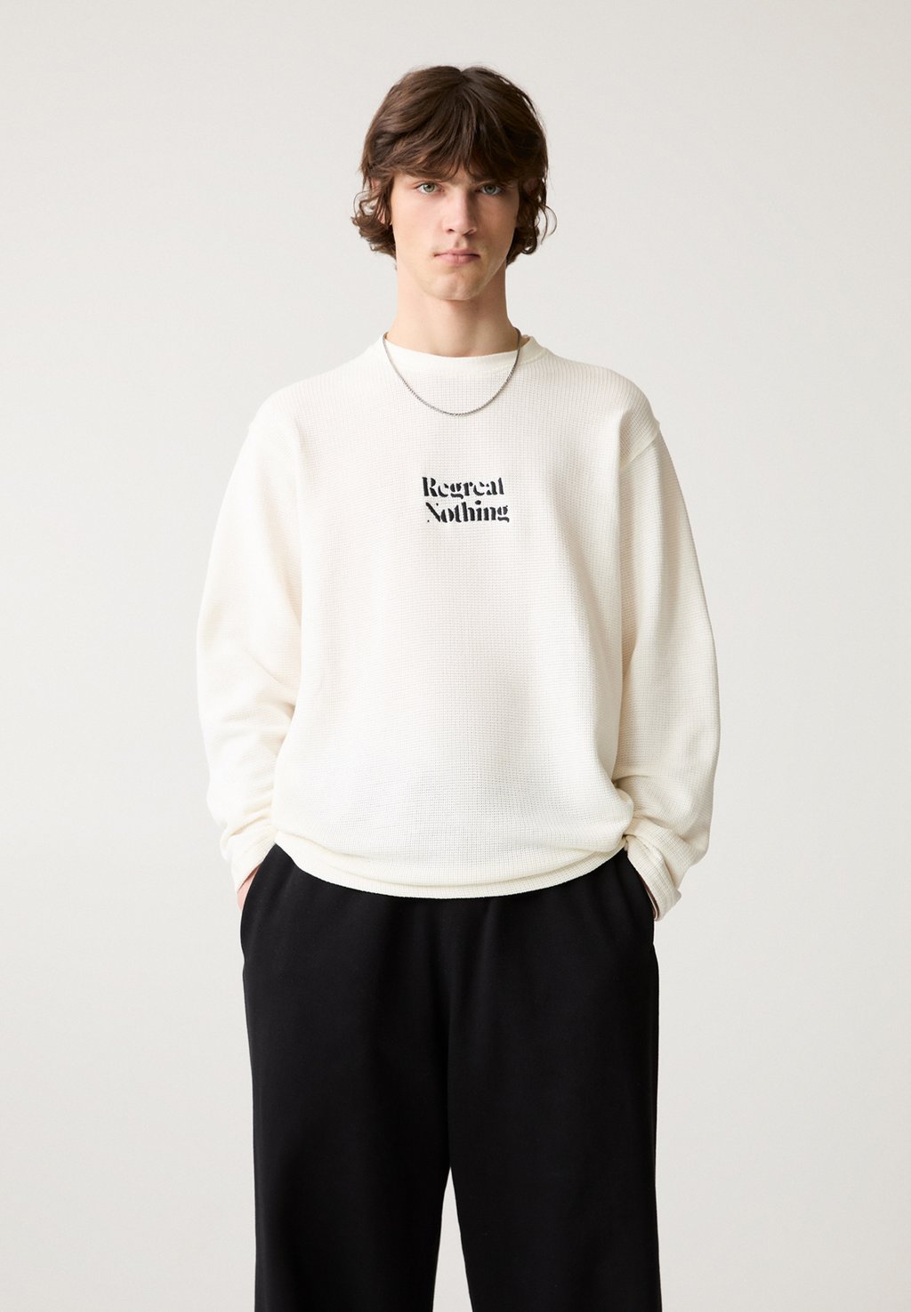 

Джемпер REGRET NOTHING PULL&BEAR, белый