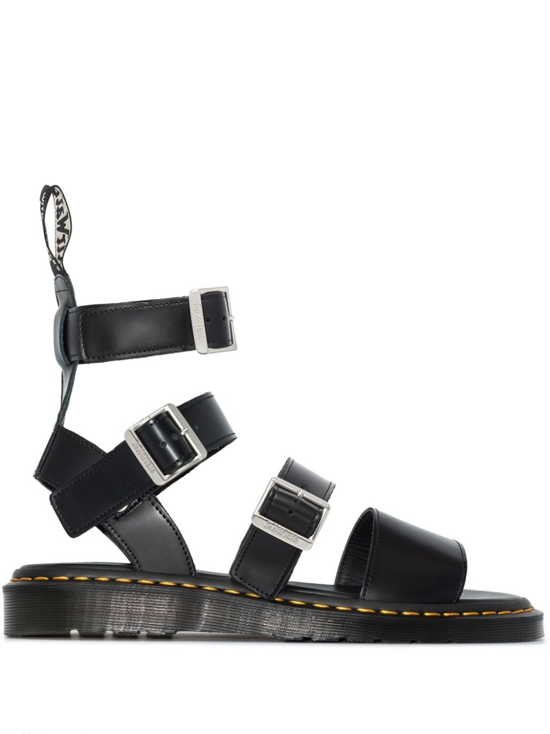 

Rick Owens сандалии из коллаборации с Dr. Martens, черный