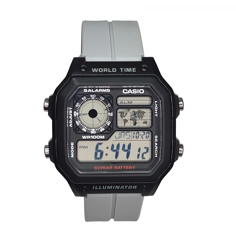

Унисекс молодежные черные часы CASIO