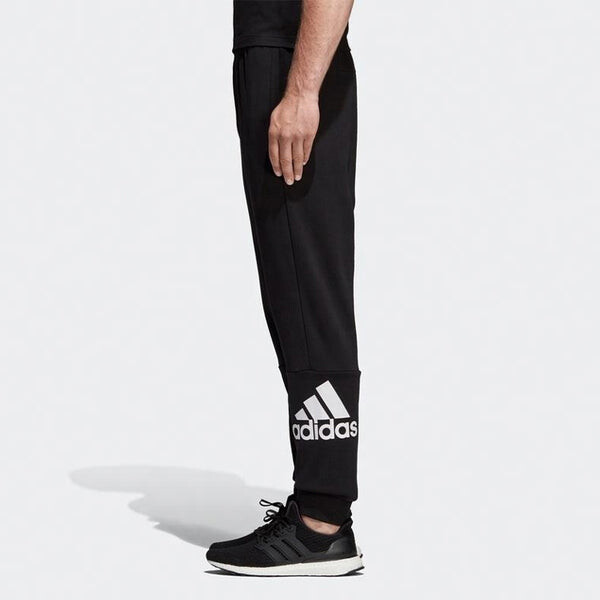 Спортивные штаны adidas Stylish Knit logo Bundle Feet Sports Long Pants Black, черный — фото 4