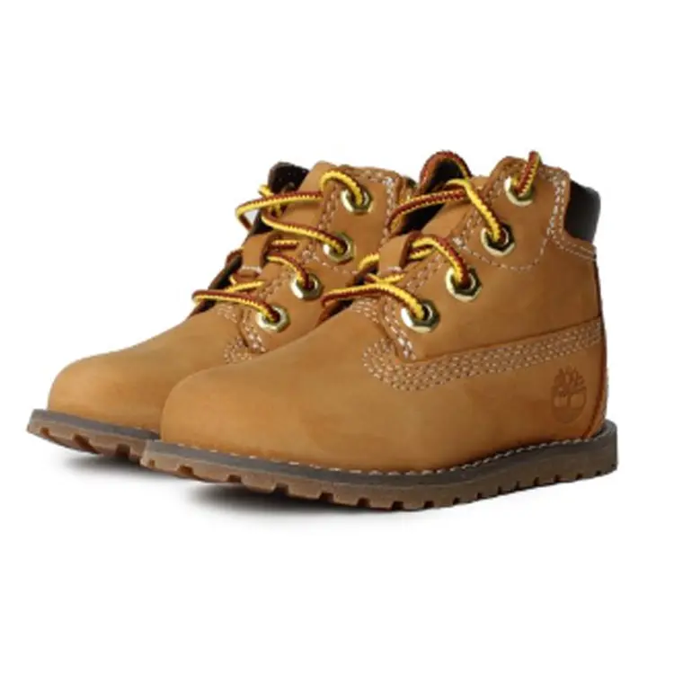 Timberland Pokey Pine 6-дюймовая молния для малышей 'Пшеница', Коричневый — фото 2
