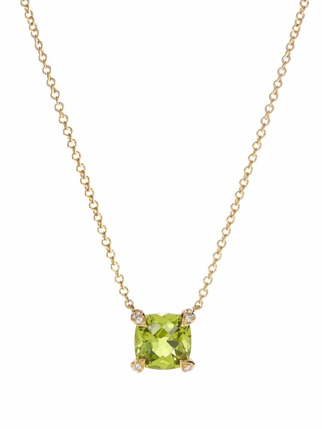 

Колье Châtelaine из желтого золота с бриллиантами и перидотом David Yurman, золотой