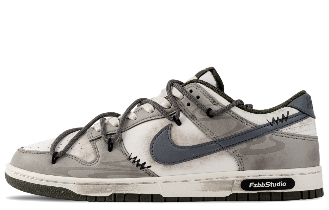 

Nike Кроссовки для скейтбординга Dunk, увеличивающие рост, противоскользящие и износостойкие, низкие, мужские, коричневые, синие