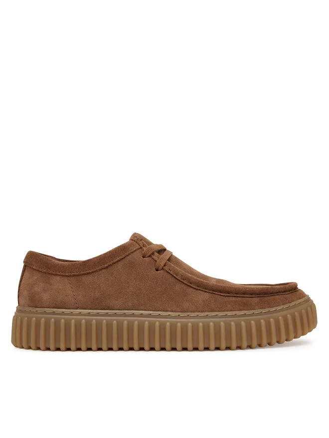 Clarks Torhill Lo 26187376 коричневые низкие туфли