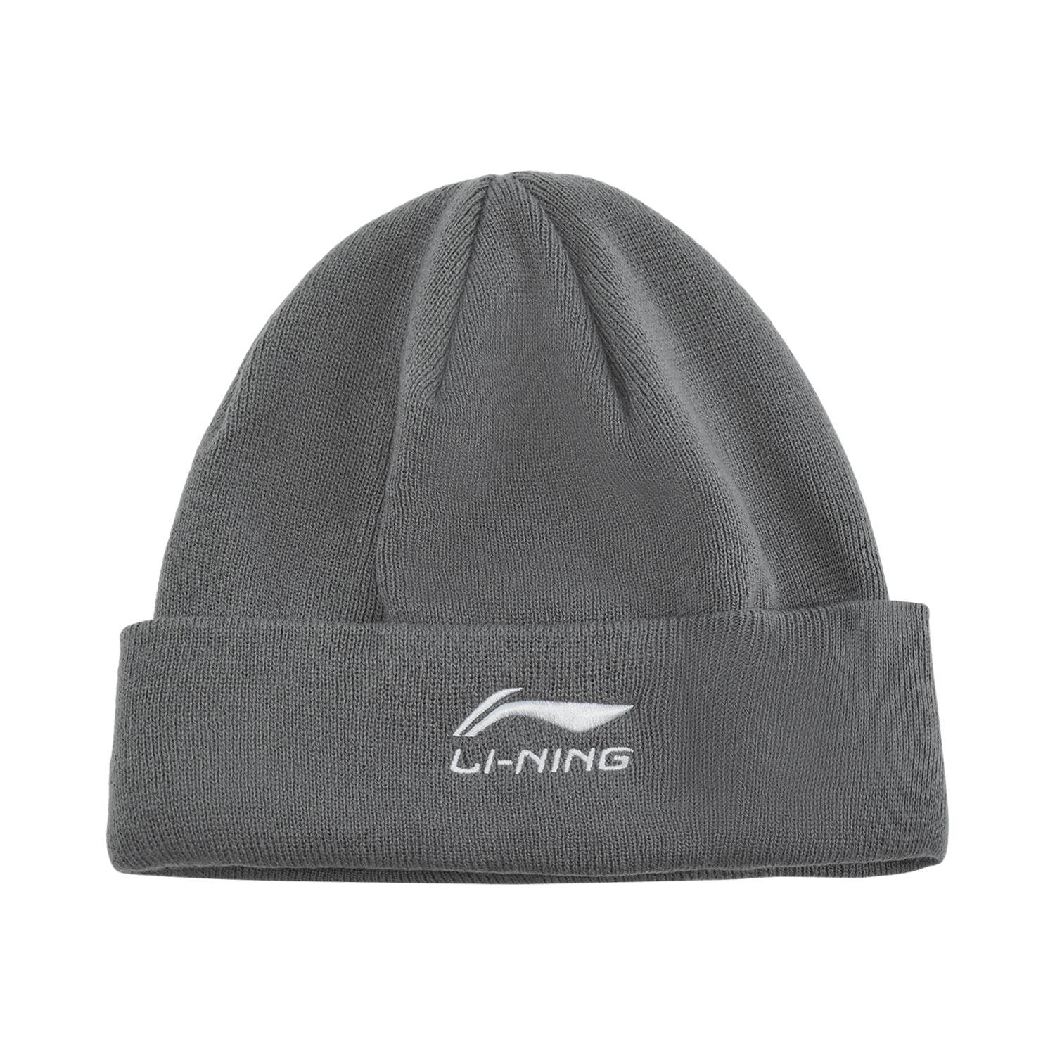 

LINING Акриловая вязаная шапка унисекс серая, Twilight Gray