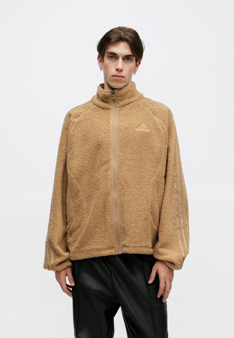 Флисовая куртка Adidas Originals Fleece jacket, Cardboard/Light Brown — фото 4
