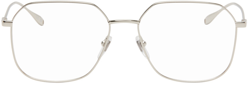 

Серебряные квадратные очки Gucci, цвет Silver/Silver/Transparent