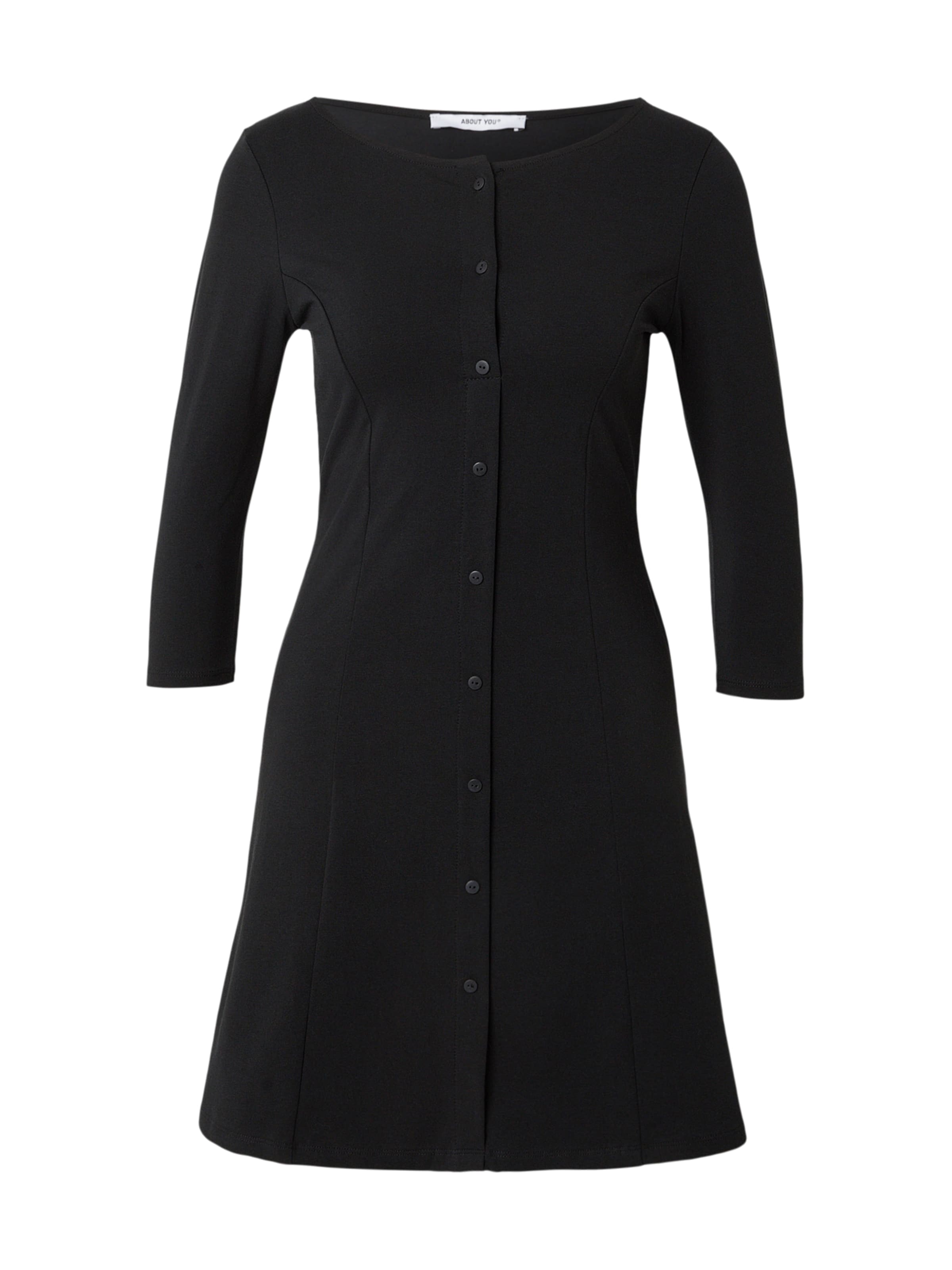 

ABOUT YOU Платье-рубашка 'Carmina' в черном цвете