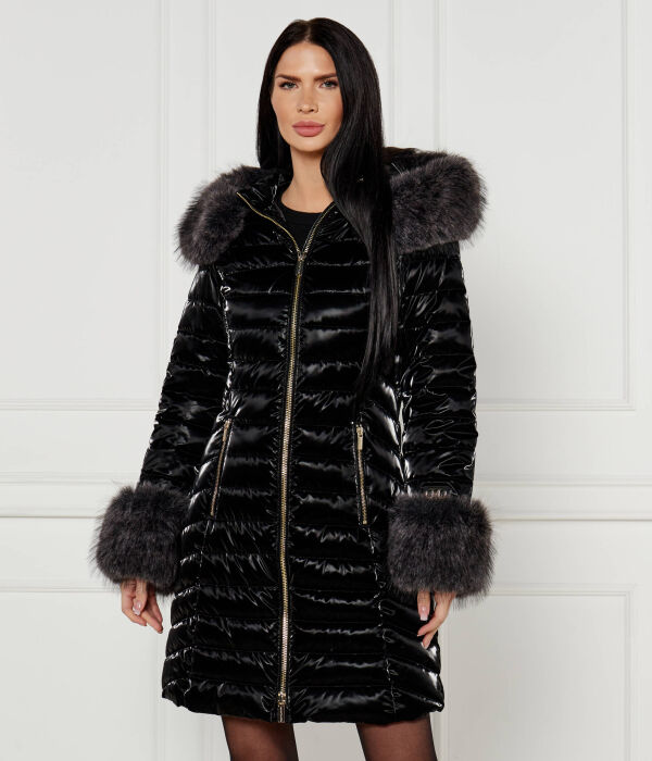 

Пальто женское Guess с мехом, черный