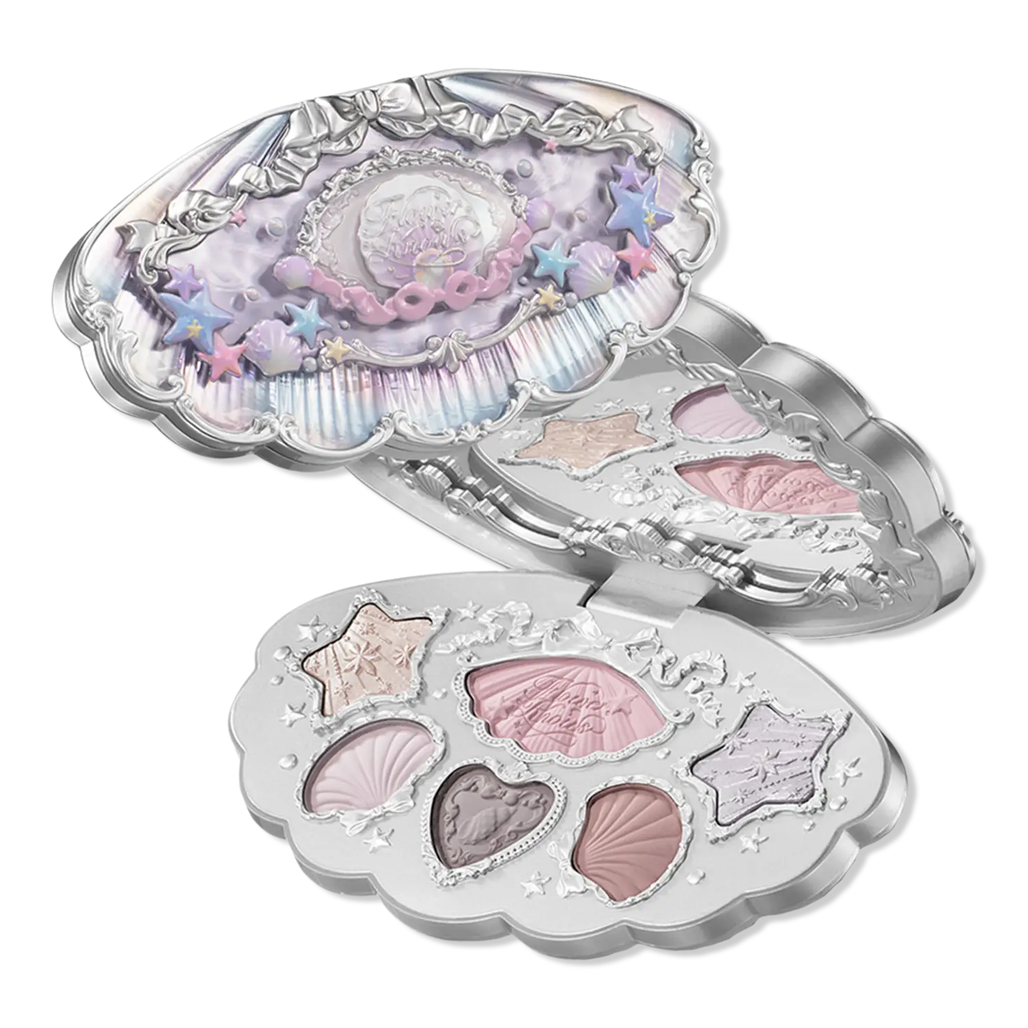 

Палитра теней Shell's Jewel Collection 6-Color Makeup Palette Flower Knows, 01 Moonlight Pearl (ethereal nude)