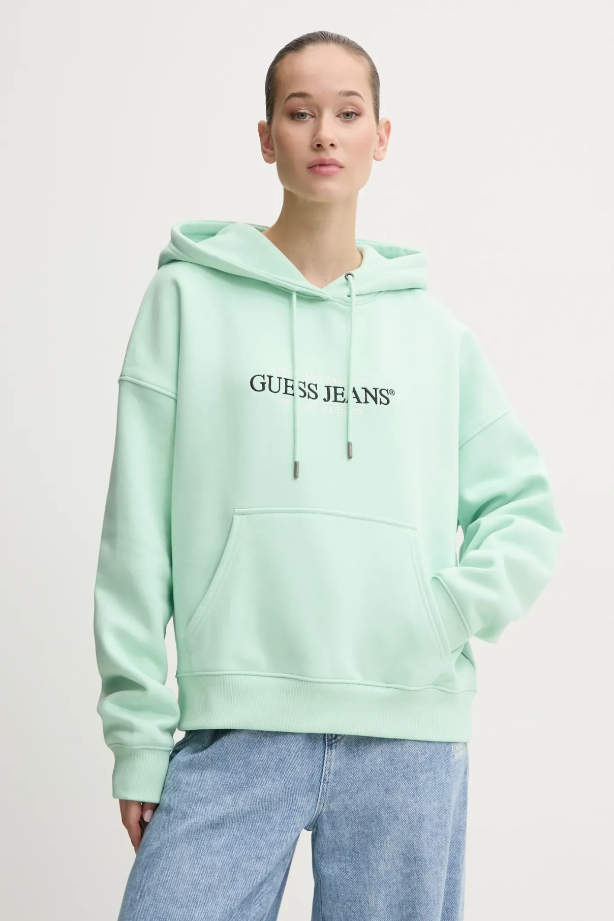 

Толстовка Guess Jeans, зеленый