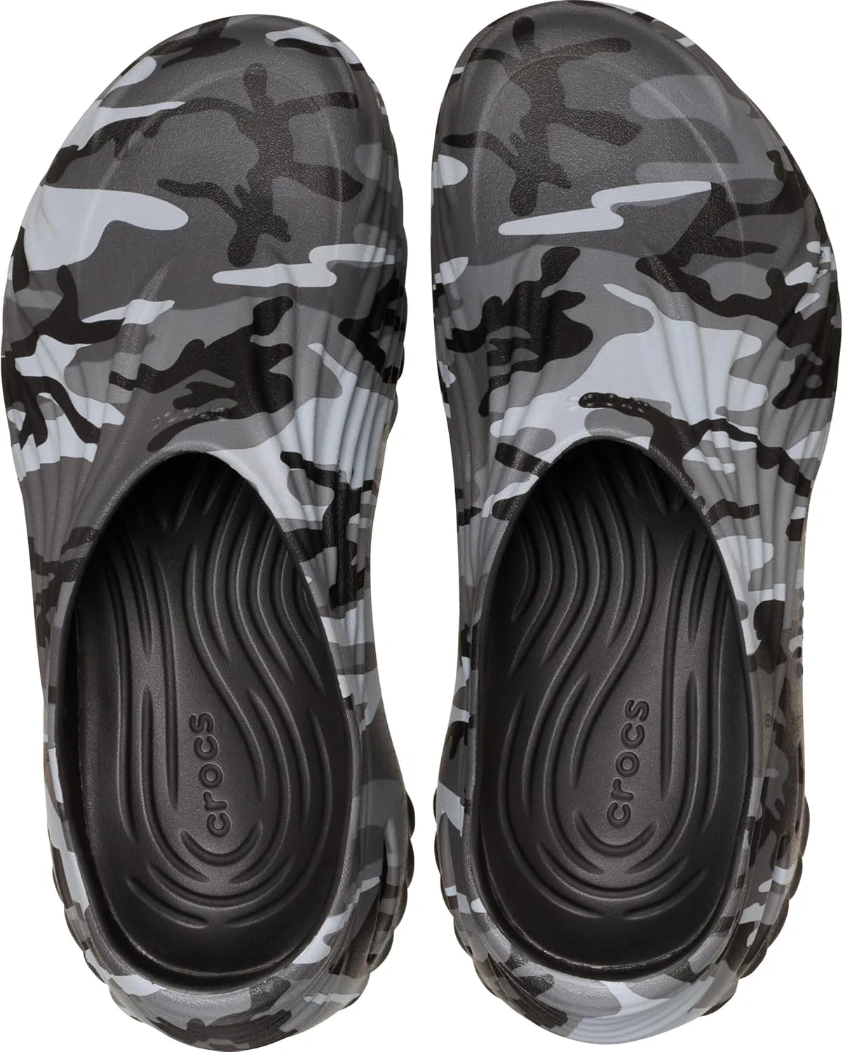 Сабо Crocs Unisex Adult Echo Wave Clogs, черный/серый — фото 4