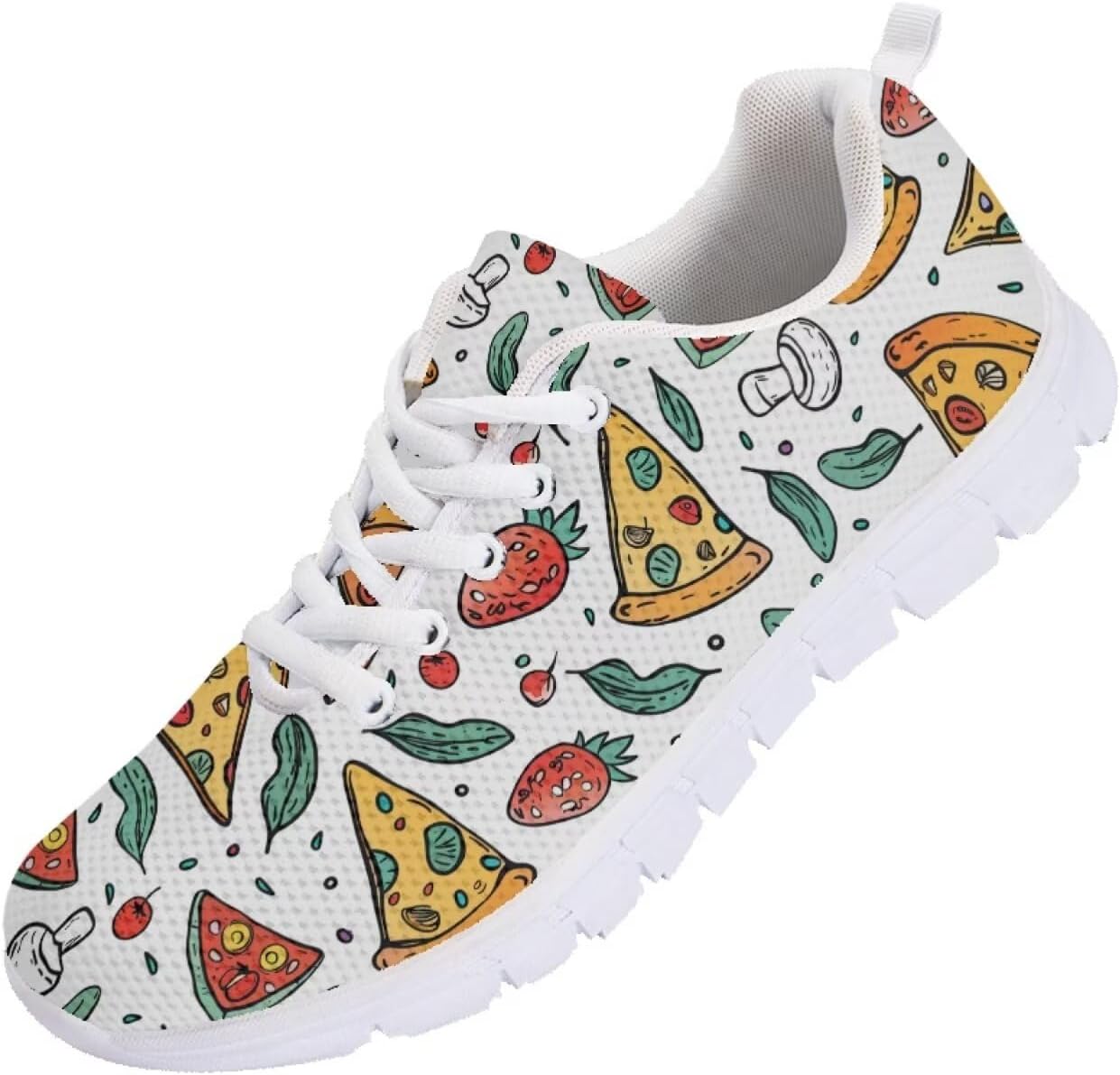 

Мужские кроссовки Funnydude Funny Print для бега, легкие осенние кроссовки, удобная обувь для спортзала, Pizza