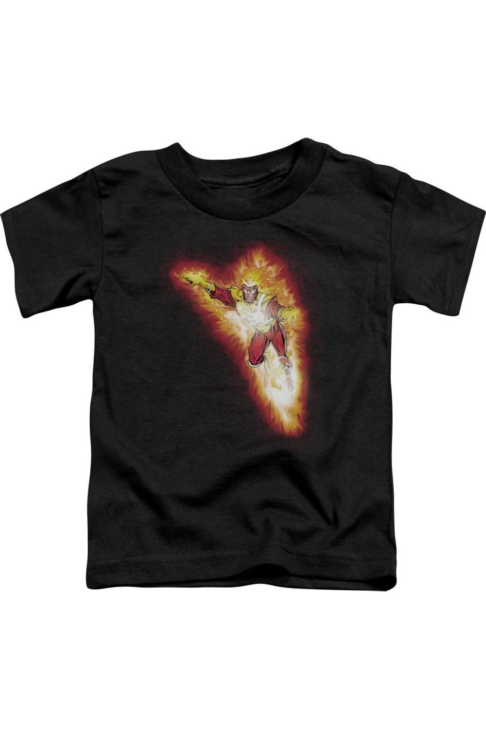 

Детская футболка с коротким рукавом "Лига справедливости Америки" "Файрсторм Блейз" Gildan, черный