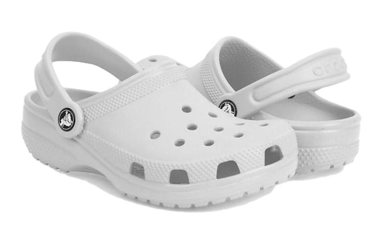 Детские противоскользящие сандалии с амортизацией gray Crocs, серый — фото 4