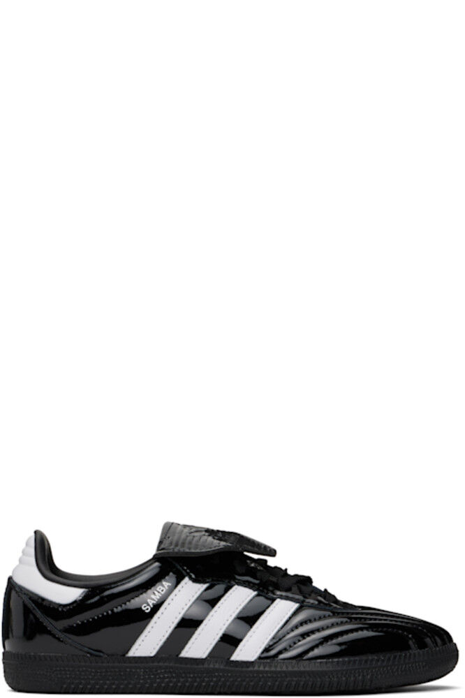 Черные кроссовки Samba с длинным язычком Adidas Originals