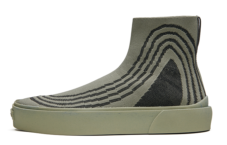 

Eqlz Equalizer Кроссовки для скейтбординга Fault GhostKnit High top, унисекс, цвет мохово-серый