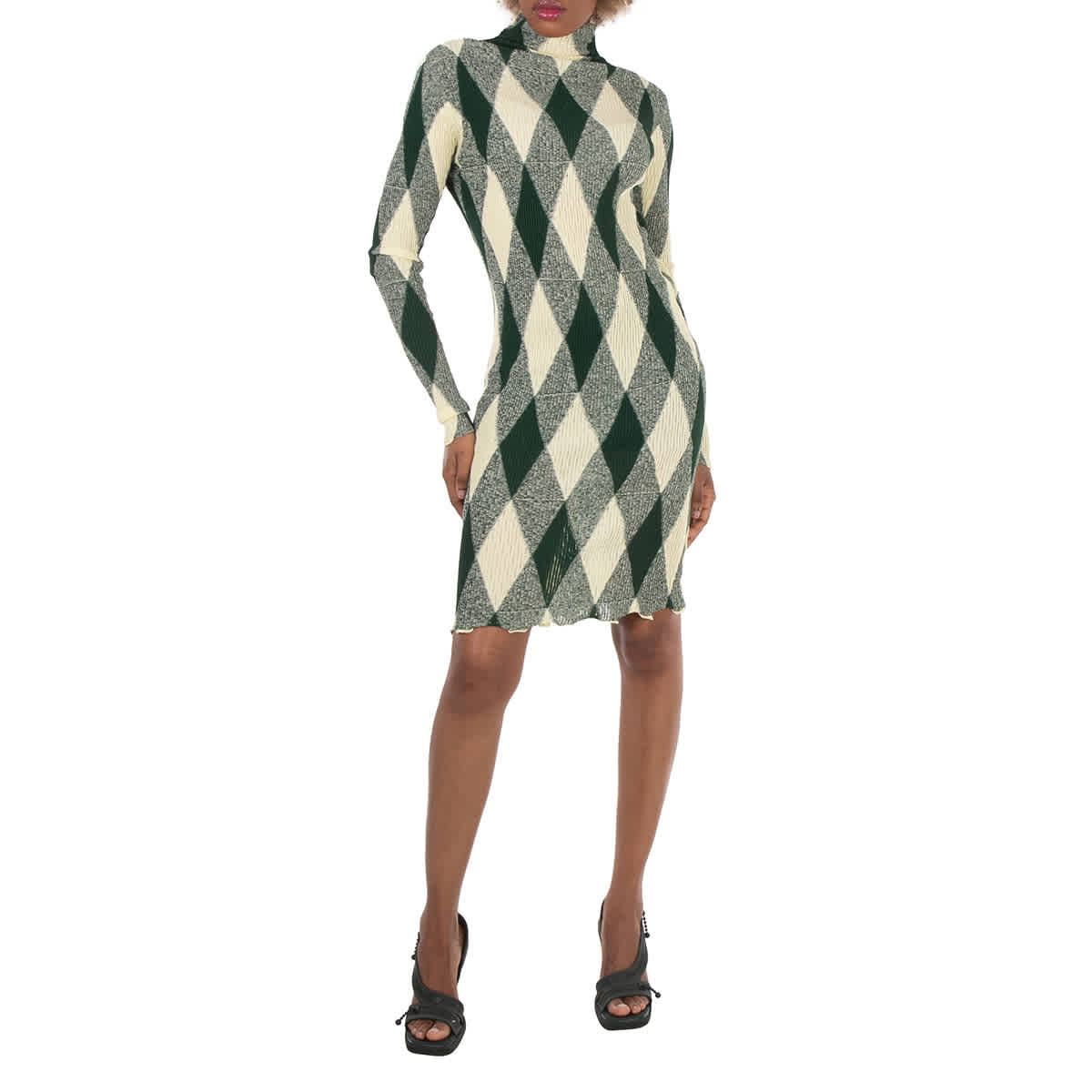 

Барберри Аргайл Платье из ребристого трикотажа Burberry, Ivy Ip Pattern