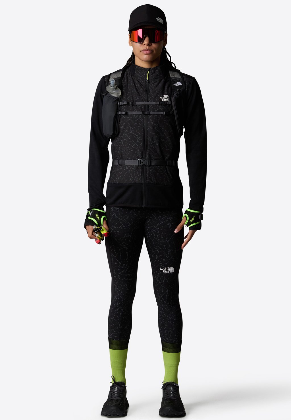 

Спортивные носки TRAIL CREW The North Face, светло-зеленый