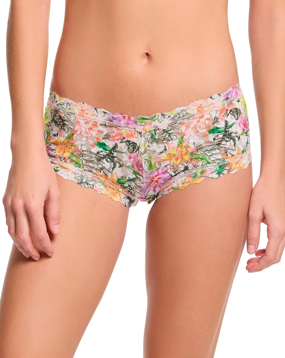 

Средние кружевные трусы с принтом Hanky Panky, многоцветный