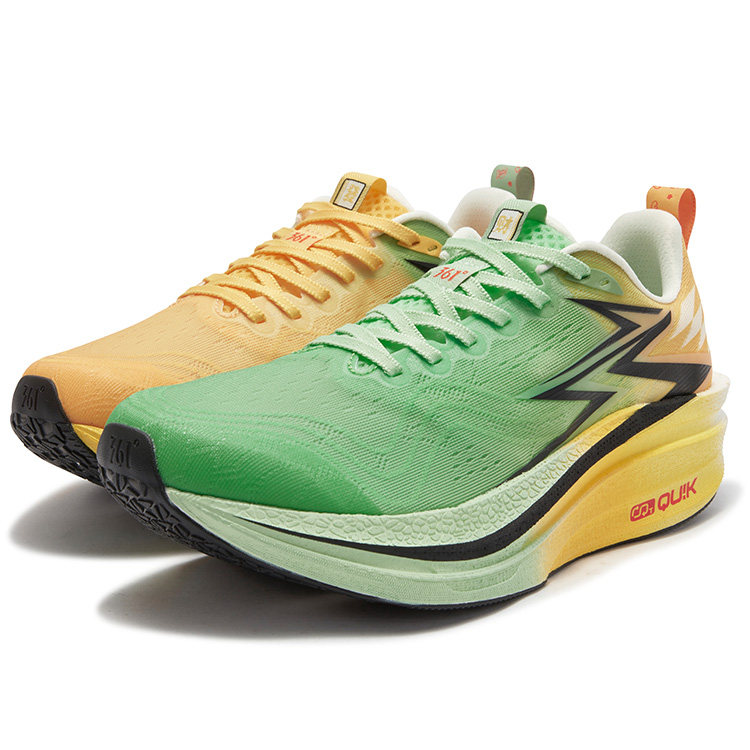 

361° Кроссовки для бега Flame 4MIX унисекс низкие новые Mint Green/Stamen Yellow