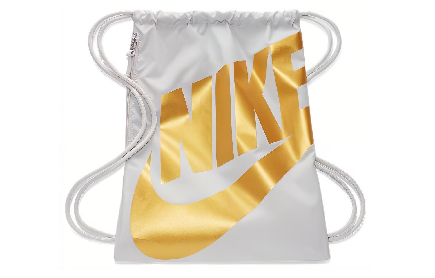 

Наследие Тканевый Спортивная Сумка Рюкзак Обычный Унисекс Белый Золотой Nike