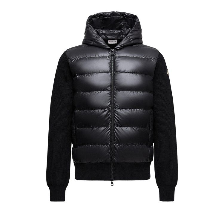 

Худи Moncler Padded Wool Zip-Up Hoodie, Black