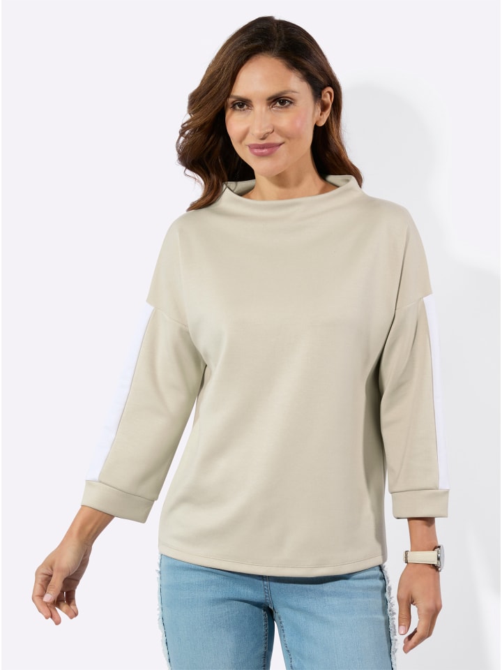 

Рубашка с воротником-стойкой песочно-белого цвета WITT WEIDEN