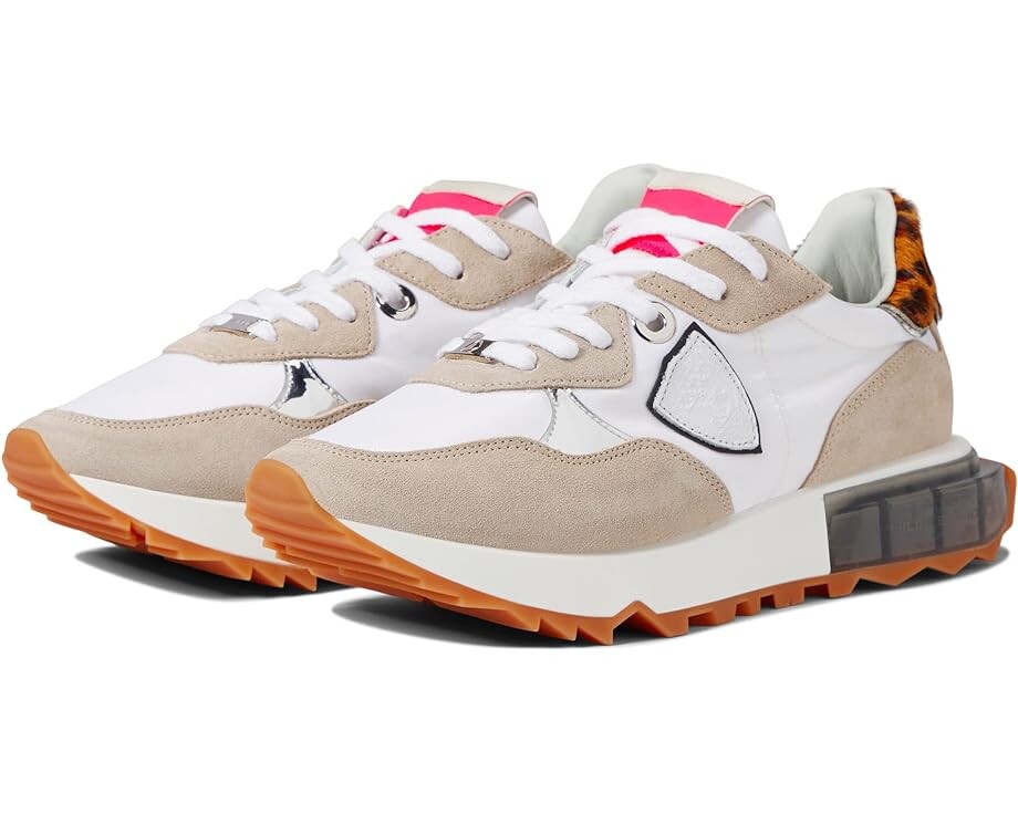 

Кроссовки Philippe Model La Rue Sneaker, цвет Mondial Animalier/Blanc Sable