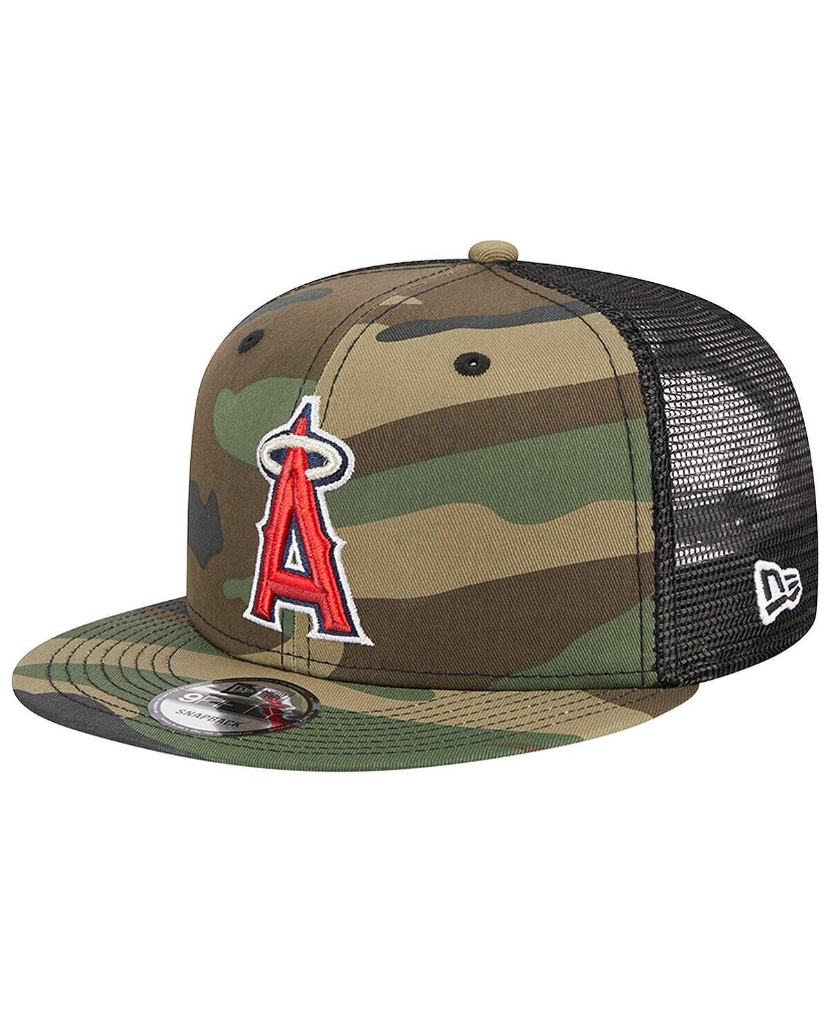 

Мужская камуфляжная кепка Snapback Los Angeles Angels Woodland Camo Trucker 9FIFTY Snapback New Era