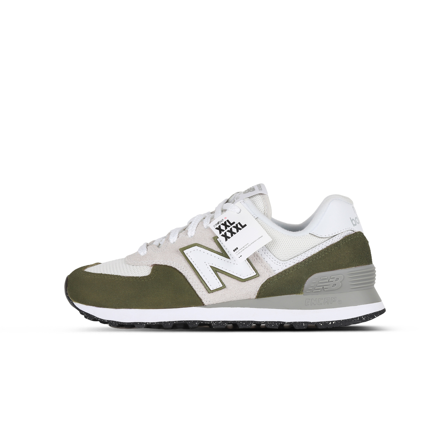 

New Balance Кроссовки для бега NB 574 с амортизацией, устойчивые к истиранию, дышащие, низкие, унисекс, green